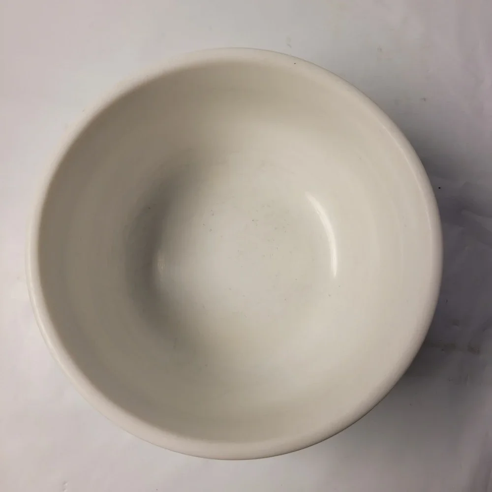 Churchill Vitrified Porcelain‎ Bowl White Textured Scale Pattern Round Small Vtg